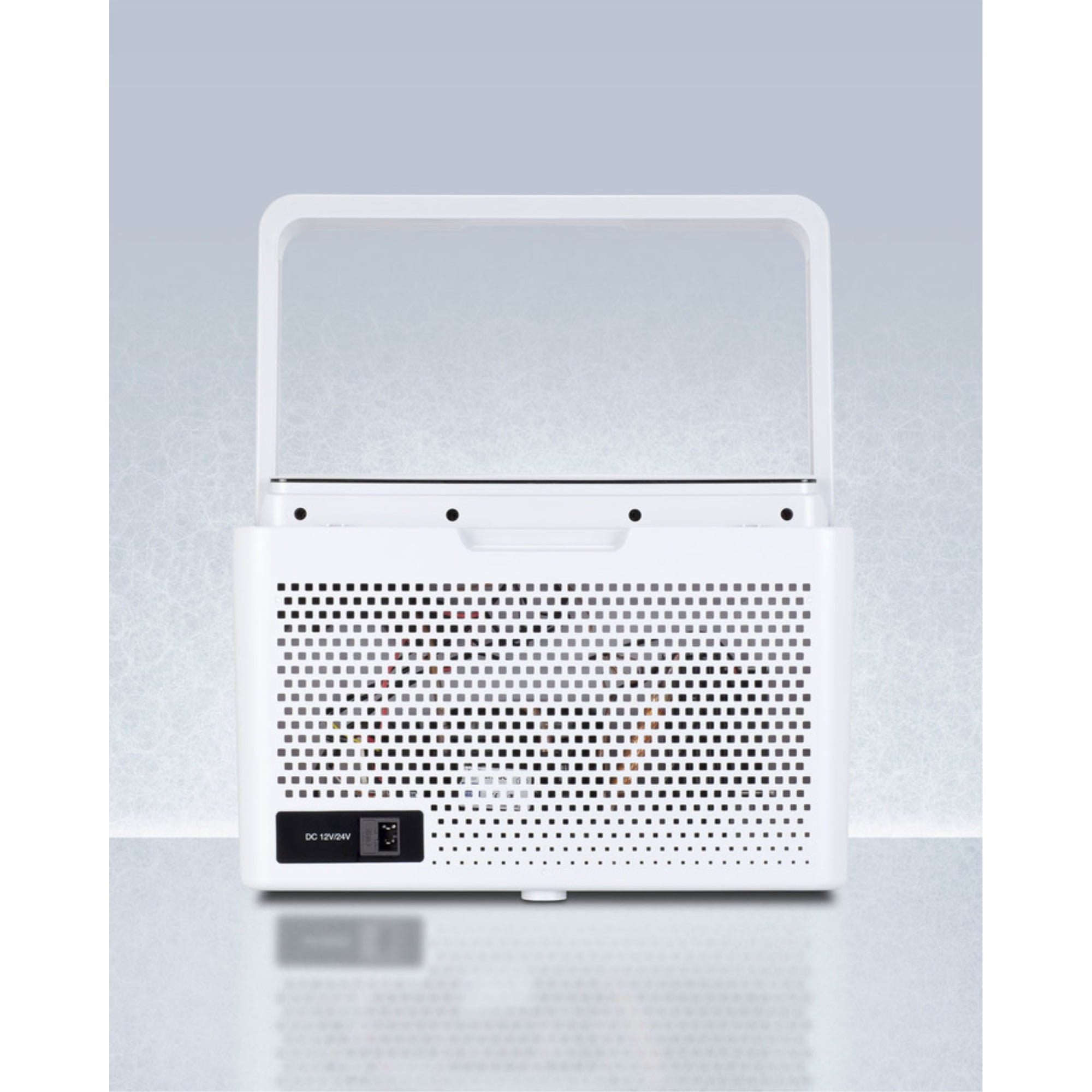 Portable 12V/24V cooler capable of operating at -12C or standard refrigerator temperatures