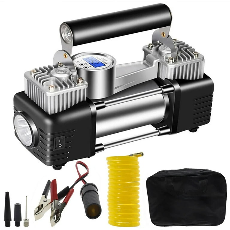 Portable 12V Air Compressor Pump Digital Display Tire Inflator 