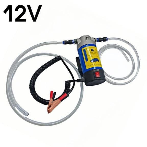 Portable 12V Oil Transfer Pump 1-4L/min Extractor Fluid Suction Electric Change Fuel Pump Siphon Tool for Car Motor Boats
