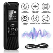 Portable 16GB Digital Voice Recorder, EEEkit Voice Activated Recorder Rechargeable Tape Recorder for Lectures