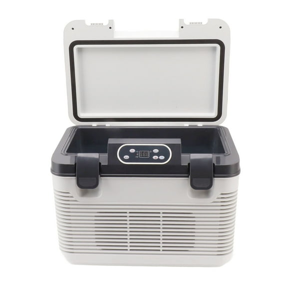 Portable 19L Car Refrigerator Mini Fridge For RV Camping 12/24V DC, AC 100 240V Fast Cooling, Silent, Shockproof Thermally Insulated