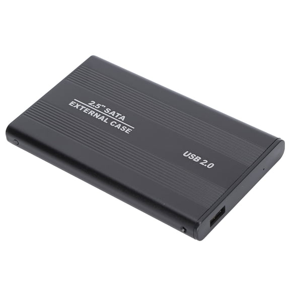 Portable 2.5" 2TB External Hard Drive Enclosure, USB2.0 Portable HDD/SSD Hard Disk Box, For Laptops/OS X External Data Storage, Plug And Play