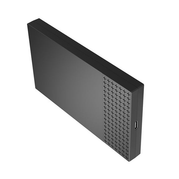 Portable 2.5" SATA SSD Enclosure for External Storage 4TB Capacity, Black ABS for On-the-Go Data Management