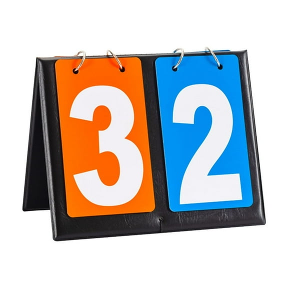 Portable 2 Digit Match Scoreboard with Flip Score Display, Waterproof and Scratch-Resistant for Sports Tournaments, Indoor and Outdoor Games, Easy Operation and High Visibility