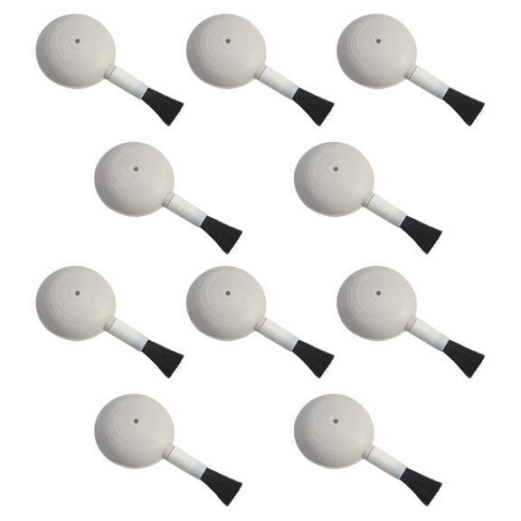 Portable 2-In-1 Air Blower Brush for Camera Lens and Electronics for DSLR, Binoculars, Keyboards, 10Pcs