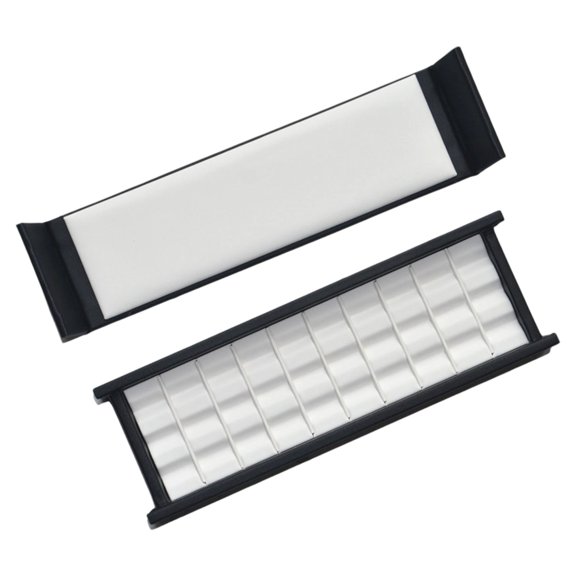 Portable 2 Piece Storage Case Set With Secure Clasp Design Ideal For Crystal And Collectibles Display