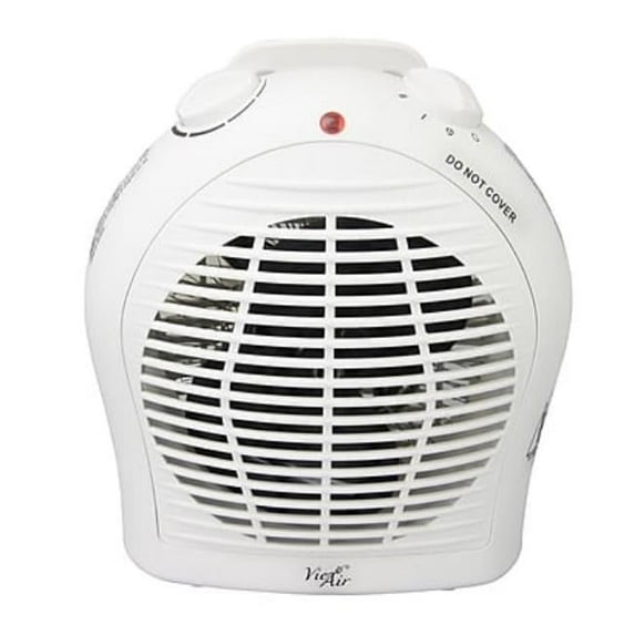 Portable 2 Setting Fan Heater White