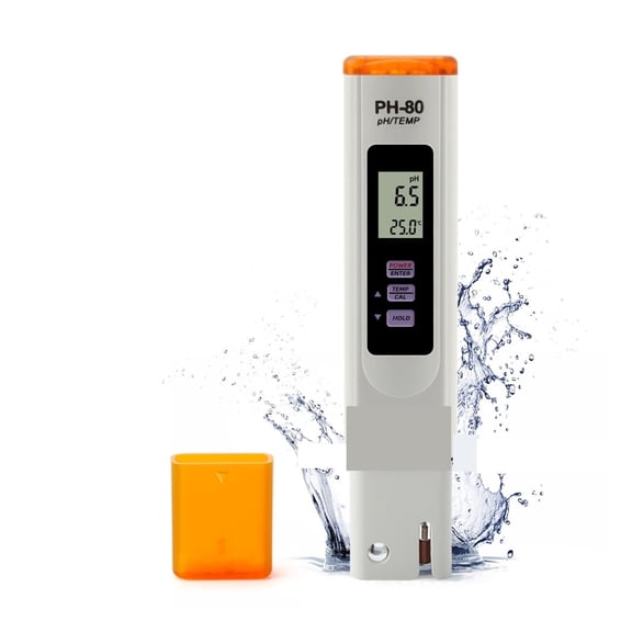 Portable 2-in-1 Digital PH & Temperature Meter, Water Quality Tester for Aquarium Fish Tank ,Easy to Use