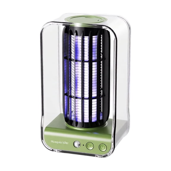 Portable 2-in-1 Mosquito Repeller Night Light, USB Rechargeable Electric Insect Deterrent, Orange Compact Design for Home & Travel
