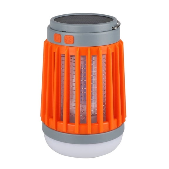 Portable 2-in-1 Solar Bug Zapper Lantern – Mosquito Killer & LED Light for Outdoor Camping & Hiking