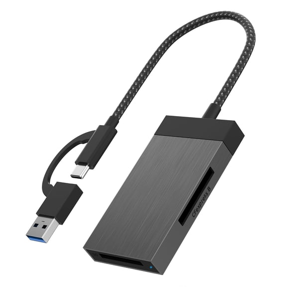 Portable 2 in 1 USB 3.1 Cfe B Type Reader for Seamless File Transfer in Offices and Studio