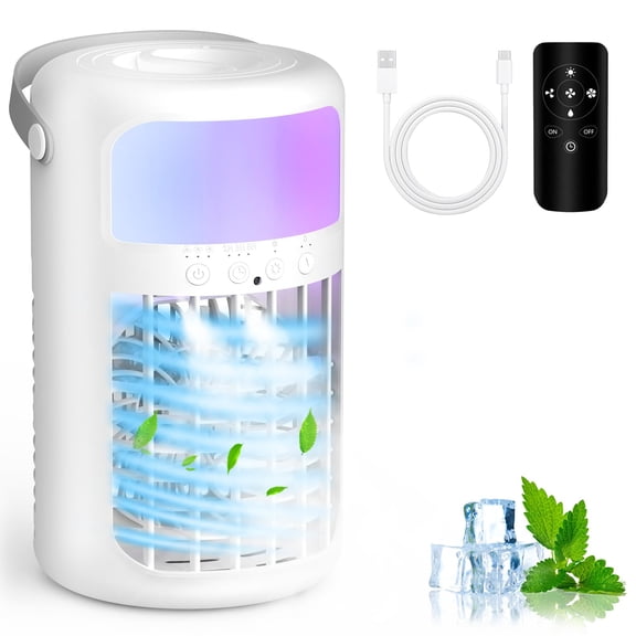 Portable 2025 Upgraded 4-IN-1 Ultra-Quiet Design Portable AC Unit LF-03-WHITE