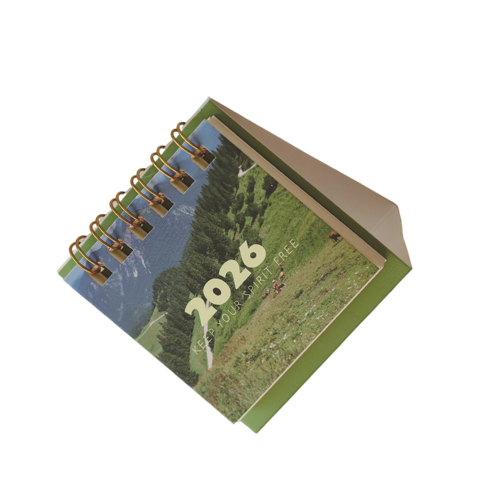 Portable 2026 Desk Calendar 15 Month Calendar Planner from 10/2025 to ...