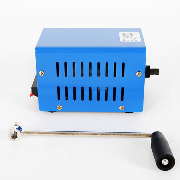 Portable 20W Hand Crank Generator, Multifunctional Manual Crank Charger for Emergency