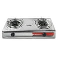 Portable 24,000 BTU Propane Gas StoveTop Double Burner Fryer Outdoor