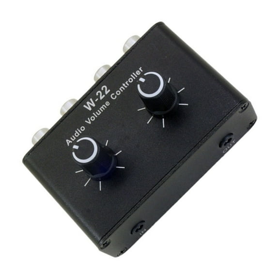 Portable 3.5mm Sound Volumes Control Box Small Inline Volumes Adjuster Small Sound Controller for Headphones & Speakers