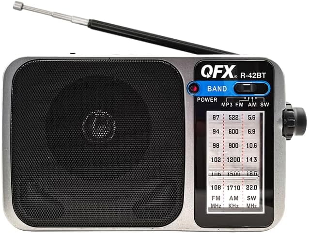 Portable 3-Band AM/FM/SW Radio with Bluetooth + LED Flashlight ...