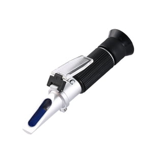 Portable 3 In 1 Hand Held Grape & Alcohol Wine Refractometer (Brix, Baume And W25V/V Scales) ,Precision Measurement