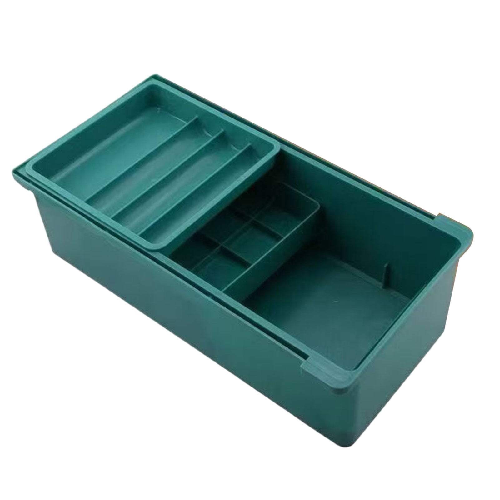 Portable 3 Layer Craft Storage Box with Multiple Compartments for Organized Sewing Tools Large Capacity Organiser