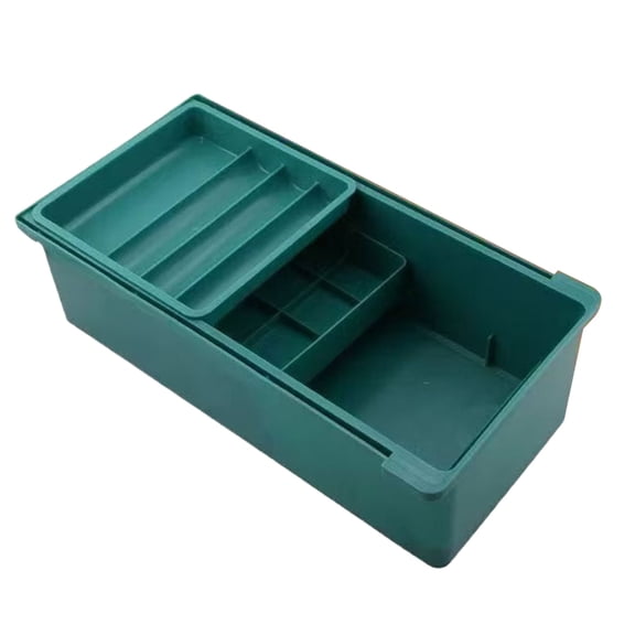 Portable 3 Layer Craft Storage Box with Multiple Compartments for Organized Sewing Tools Large Capacity Organiser