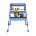 thumbnail image 1 of Portable 3 Steps Ladder, Folding Step Ladder Double Sided Stepladder Heavy Duty Step Stool Blue for Home Garage Shop, 1 of 18