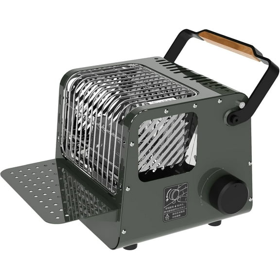 Portable 3-in-1 Camping Heater,   Tent Heater with Insulated Shelf & Handle