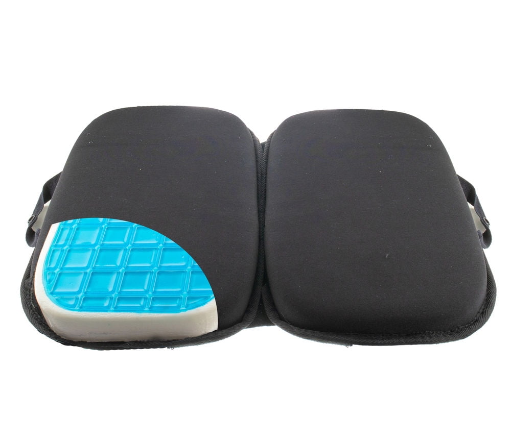 Cooling Gel Seat Cushion - Portable Ergonomic Memory Foam for Tailbone Relief & Comfort