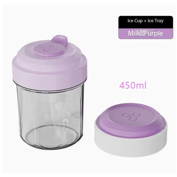 Portable 3-in-1 Ice Cube Maker - Food-Grade Silicone Multi-Functional Cup for Cold Drinks and Fruit Tea