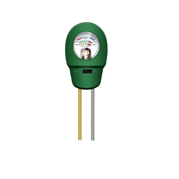 Portable 3 in 1 Plant Soil PH Tester Moisture Measuring Humidity Meter Hydroponics Analyzer Gardening Detector Hygrometer