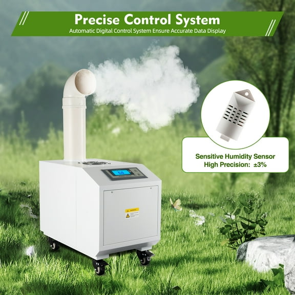 Portable 300W Ultrasonic Humidifier Cooler Sprayer For Agricultural Industrial 3kg/h New