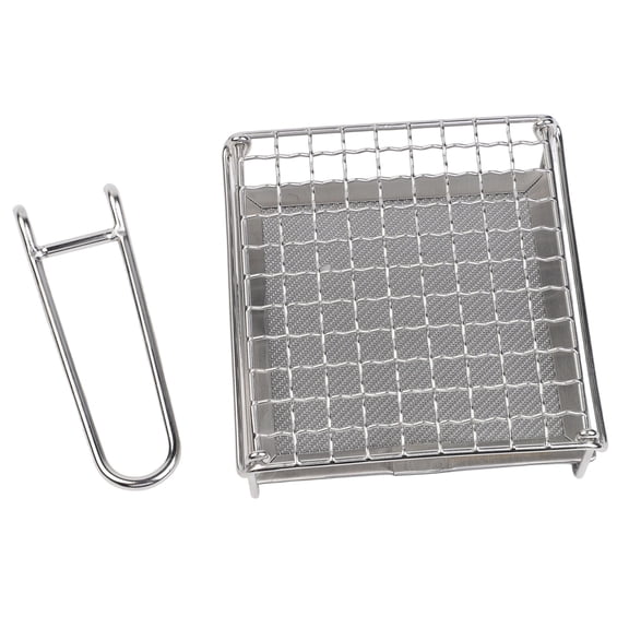 Portable 304 Stainless Steel Camping Bread Toaster: Foldable Bbq Grill Rack