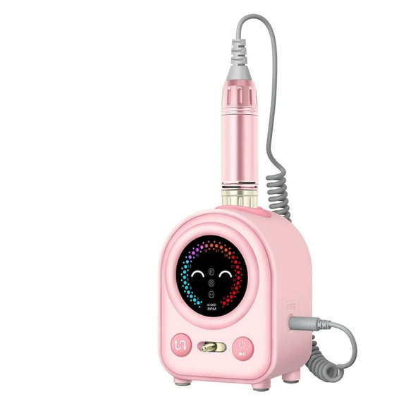 Portable 35000RPM Electric Nail Drill Machine, Nail File LED Display Manicure Machine, Drill Machines Profesional Nail ,Easy to Operate