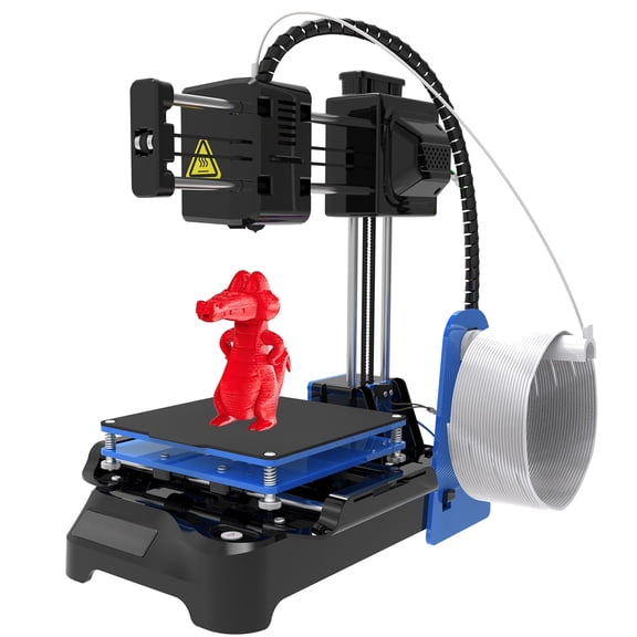 Portable 3D Printer For New Users Efficient Heating Supports 1.75mm Filaments 100x100x100mm Building Size