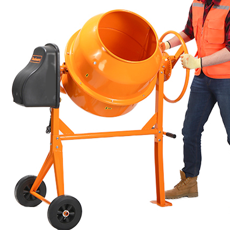 Portable 4.2 CU Ft 1/2 HP Electric Concrete Cement Mixer