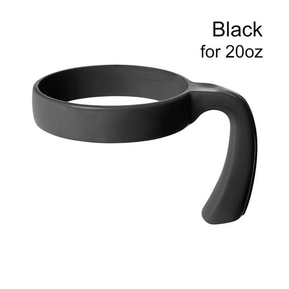 Portable 4 Color Bottle Accessory Car Vehicle Tumbler Cup Handle Mug Base Water Bottle Holder Cup Drink Rack BLACK FOR 20OZ