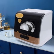 Portable 4 Washing Programs 23.14 lbs Countertop Dishwasher with Flip Up Lid