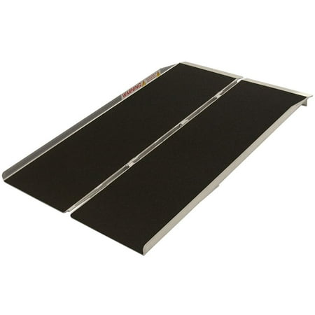 4-ft x 30-in Portable Singlefold Wheelchair Ramp 800 lb. Weight Capacity, Maximum 8-in Rise