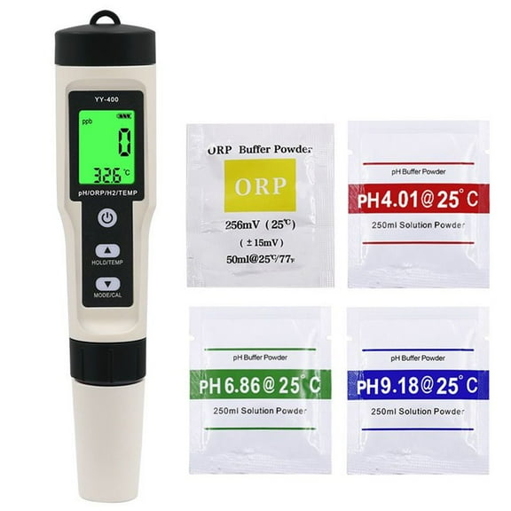 Portable 4 in 1 Hydrogen-Rich Test Pen Ph/Orp/Temp Water Quality Meter Tester Ra