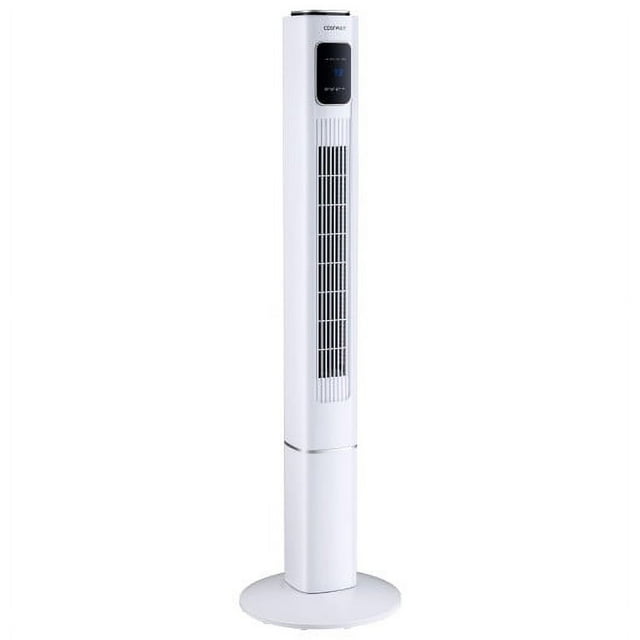 Portable 48 Inch Oscillating Standing Bladeless Tower Fans with 3