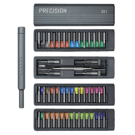 Portable 49Pcs Precisions Screwdriver Kits Small Repair Tool for Laptop Cellphone Tablet Computer Glasses Watch