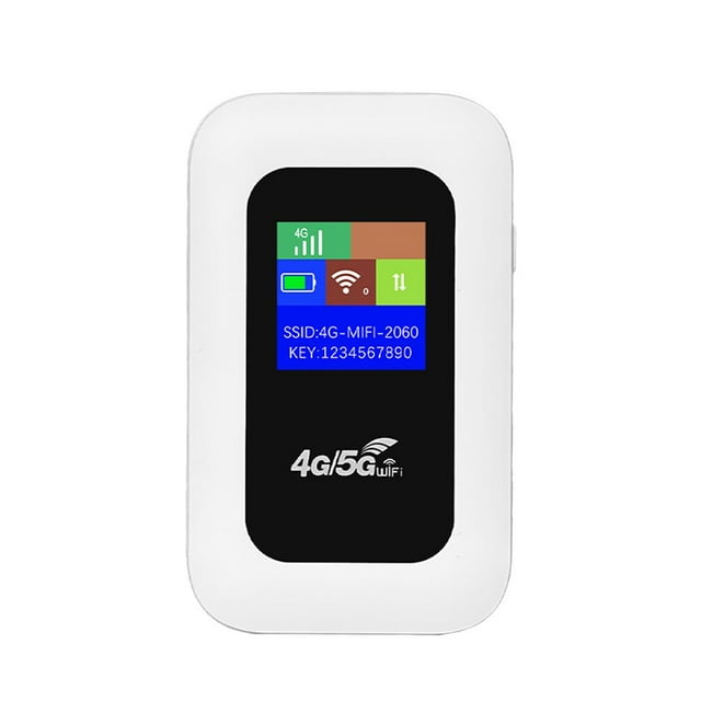 Portable 4G LTE Wi-Fi Router,Unlocked SIM Hotspot with Battery ...