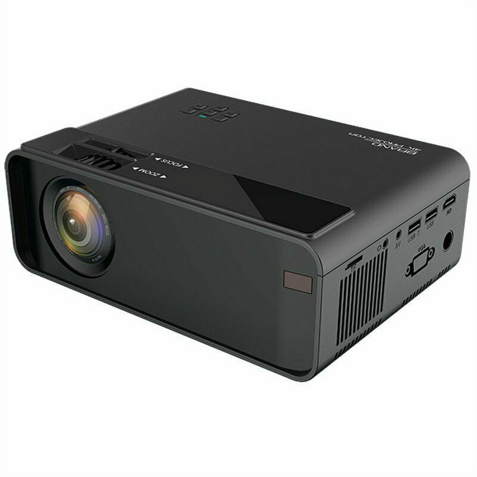 Full HD Projector Quad Core Android 4.4.2 OS, WiFi Projector 1080P With  HDMI USB Support MKV 1920*1080 Moive Free Shipping