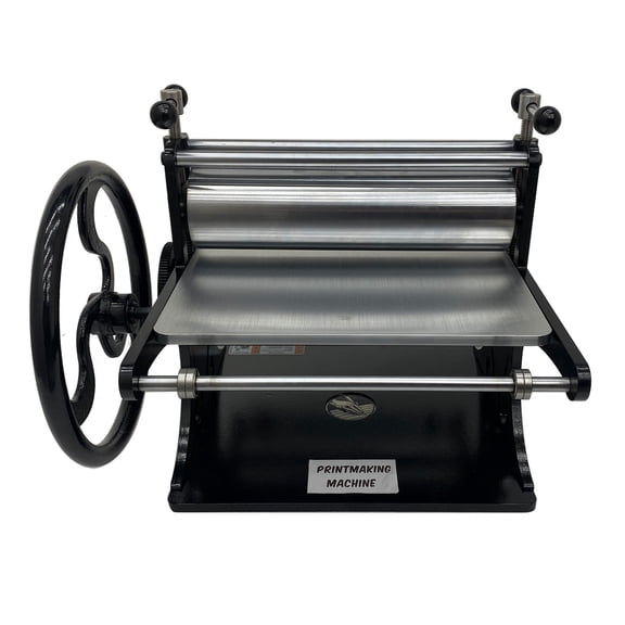 Portable 4K Printmaking Machine Manual Slab Roller Press for Copperplate Woodblock Printing 19.7*13 Inch