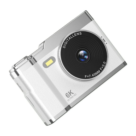 Portable 4K Video Recorder 2.4in Digital Camera with 2 Lens and Electronic Shake Proof Function for Travel Enthusiasts
