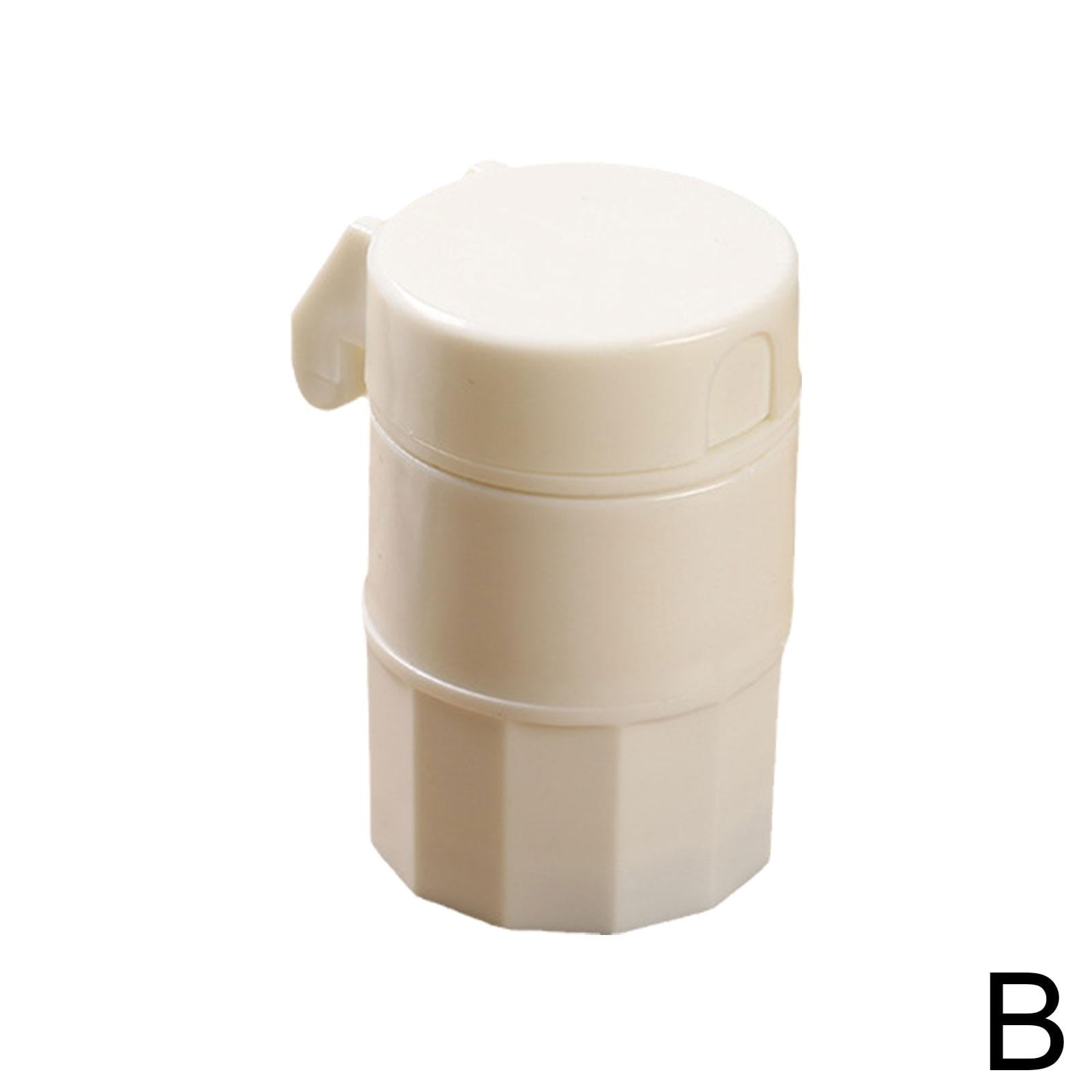 Portable 4in1 Pill Case with Splitter and Grinder V6F3