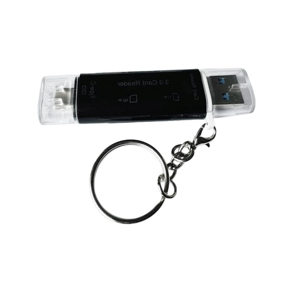 Portable 5 Slot Memory Card Reader Adapters with USB3.0 Type C Connectors for Fast Crosses Device File Sharing