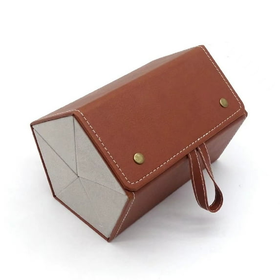 Portable 5-Slot Sunglasses Organizer Case | Travel Eyeglasses Storage Holder | Roll-Up Folding Design with Hand Strap | Multi-Functional for Glasses & Small Items