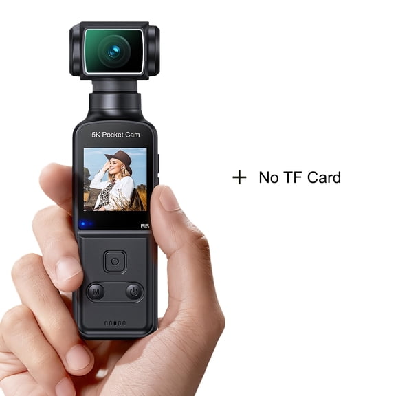 Portable 5K Action Camera with 270° Rotating Lens, 1.33" Screen, 1000mAh Battery, USB Rechargeable for Vlogging