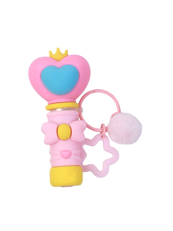 Portable 5Ml Perfumes Atomizer Keychain Bottle Heart Wand Shape Refillable Sprayer for Purse or Pocket Accessories