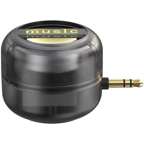 Portable 5X Speaker Amplifier, Mini Plug & Play Booster for Music, Calls & Instruments via 3.5mm Audio Jack, Compact Travel Sound Enhancement